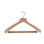 GRUCCIA CAPOSPALLA CON ASTA ECO PASTA PIENA CM.45 COLORE LEGNO PZ.50