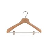 GRUCCIA CAPOSPALLA CON PINZE ECO PASTA PIENA CM.40 COLORE LEGNO PZ.50