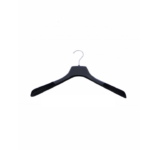 GRUCCIA APPENDIABITO PLASTICA NERA CM.42X3,5 SPALLA FLOCCATA