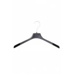 GRUCCIA APPENDIABITO PLASTICA NERA CM.45X2,5 SPALLA FLOCCATA