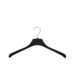 GRUCCIA APPENDIABITO PLASTICA FLOCCATA NERA CM.38X2,5