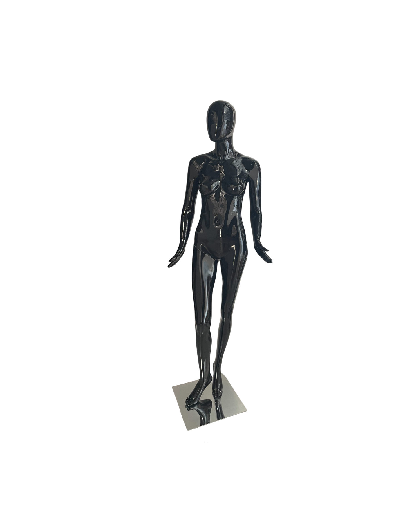 IMG_9170-Photoroom MANICHINO DONNA TESTA UOVO NERO LUCIDO - immagine 1